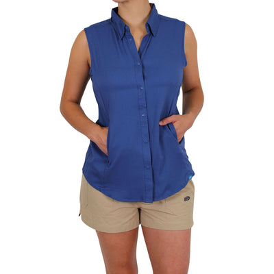 Women's Wrangle Sleeveless Button Down Shirt