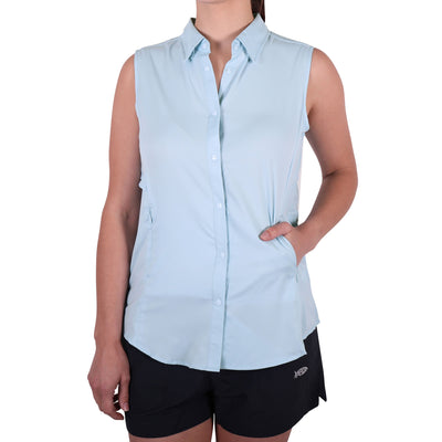 Women's Wrangle Sleeveless Button Down Shirt
